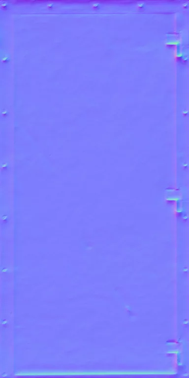 Normal Map for Door Steel Secure Red