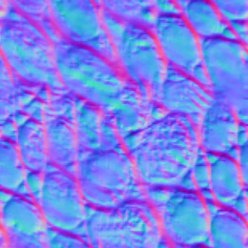 Normal Map for Croc Yellow Large