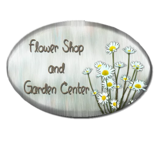 Flower Shop Sign Daisies main texture preview