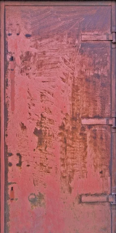 Door Steel Red Rusted main texture preview