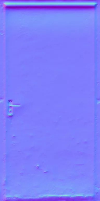 Normal Map for Door Wood Tan