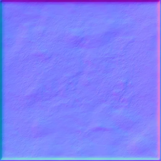 Normal Map for Brown Cement Dirty Border