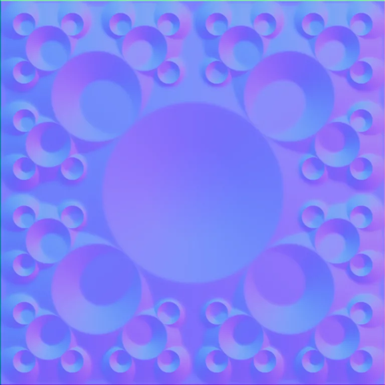 Normal Map for Metal Plates