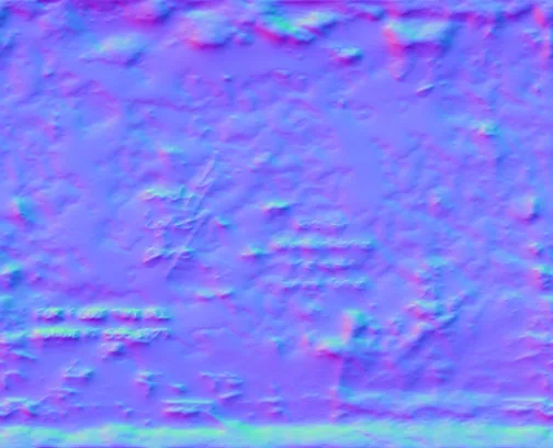 Dirty Rusted Metal Stall Wall5 main texture preview
