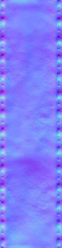Normal Map for Dark Blue Leather Strap 3