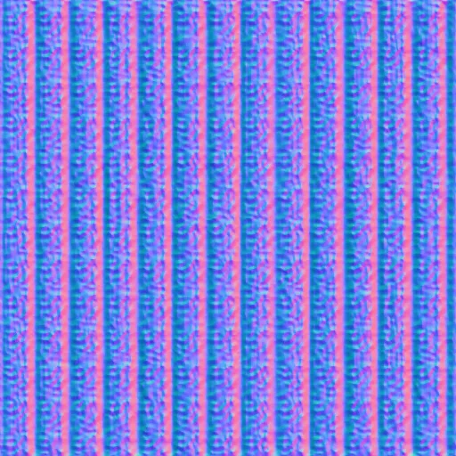 Normal Map for Ribbed Red By Linda Kellie