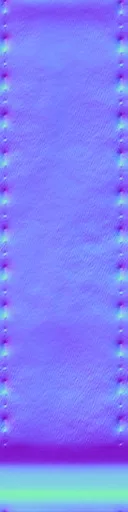 Normal Map for Black Leather Strap 3A