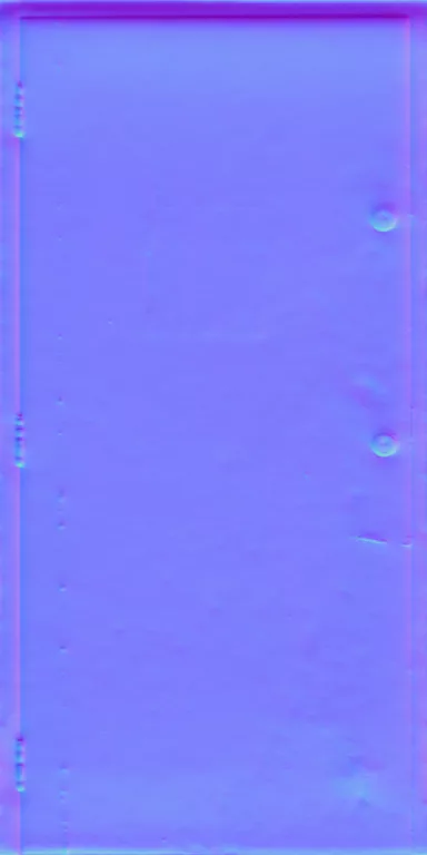 Normal Map for Door Wood Blue