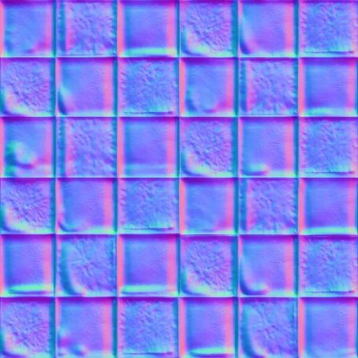 Normal Map for Zadaroo Tile Green