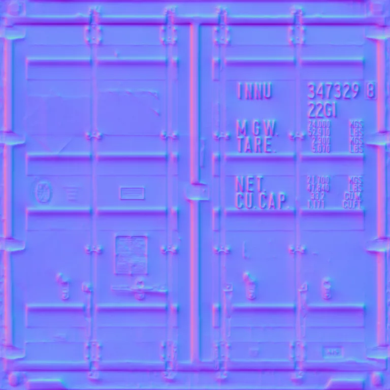 Normal Map for Container End10