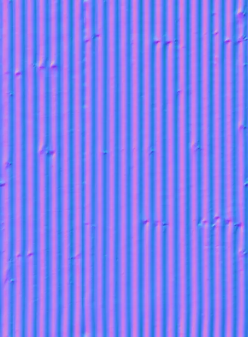 Normal Map for Metal Corrugated20