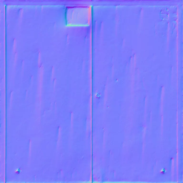 Normal Map for Doors Metal Green3