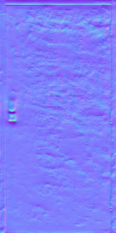 Normal Map for Door Wood Green Worn Paint