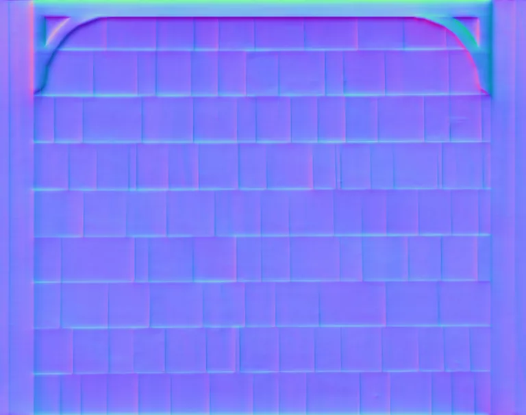 Normal Map for Autumn House Siding 2