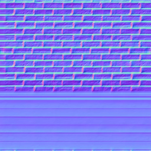 Normal Map for Jacey Elegant Bricks With Siding