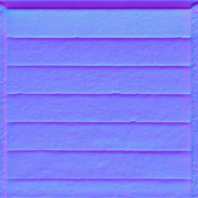 Normal Map for Wall Barrier Conc Slabs
