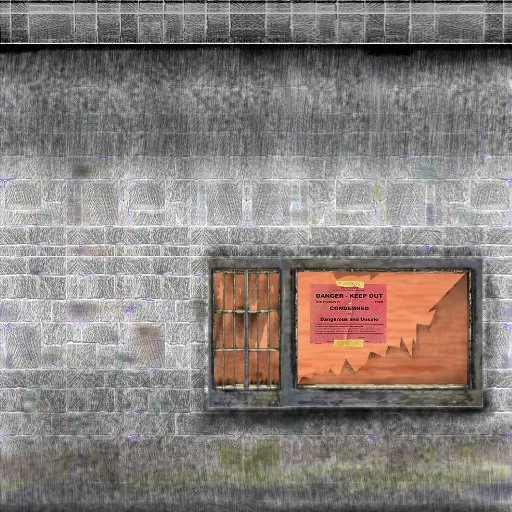 Dirty4 Wall With Window Condemned main texture preview