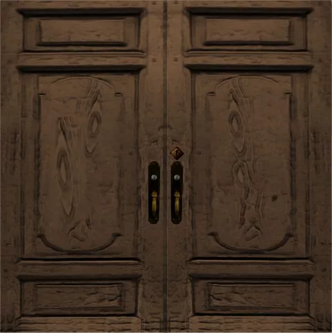 Jacey Gothic Door Brown Hardware main texture preview