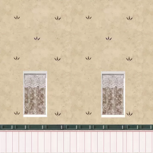 Western Dress Shop Wall 5 With 2 Windows main texture preview
