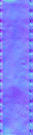 Normal Map for Dark Red Leather Strap 3