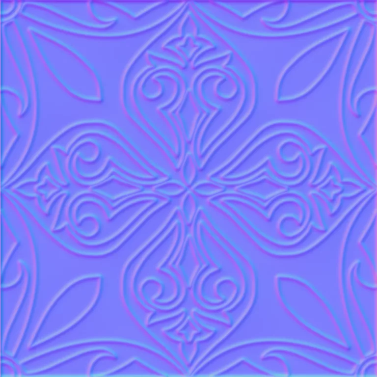 Normal Map for Metal Plates