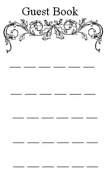 Grand Hotel Guest Book Page main texture preview