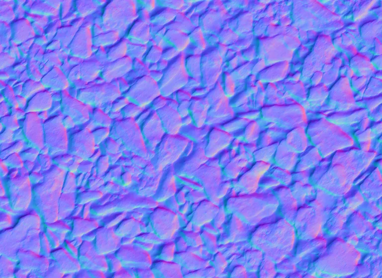 Normal Map for Ground Stones2