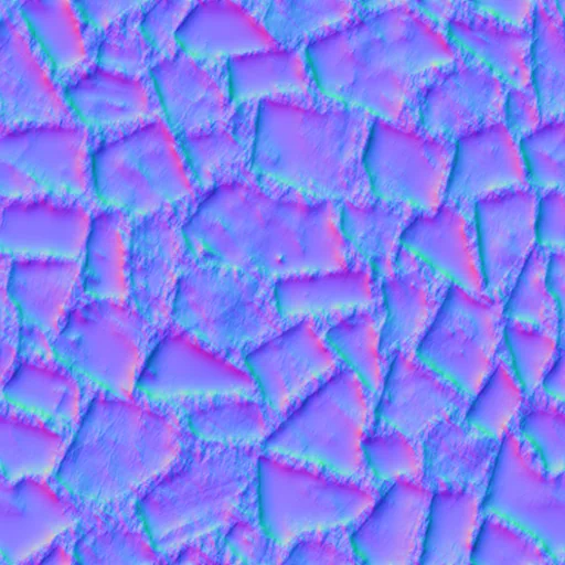 Normal Map for Flagstone Floor
