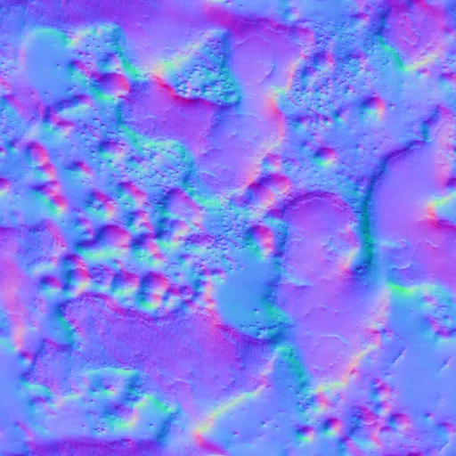 Normal Map for Bark010