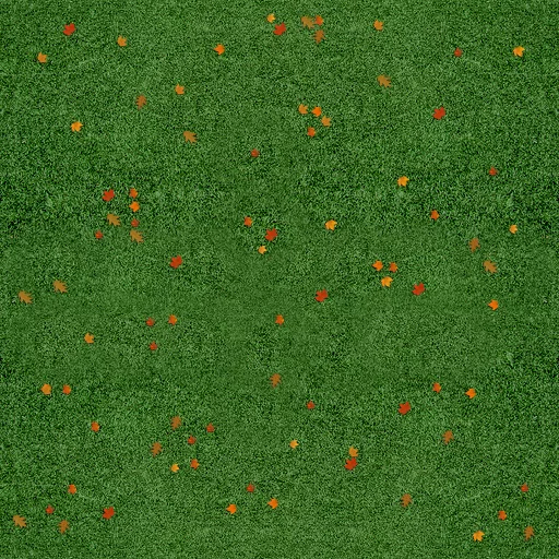 Free Dark Formal Garden Grass Autumn Leaves By Linda Kellie main texture preview