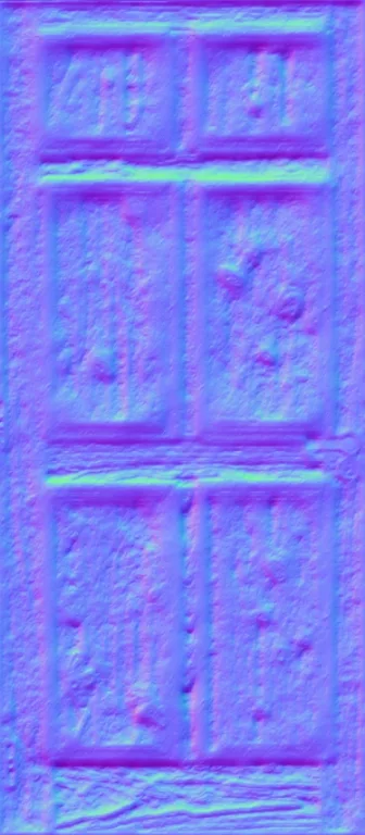Normal Map for Grunge Door2