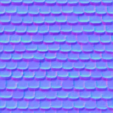Normal Map for Roof03