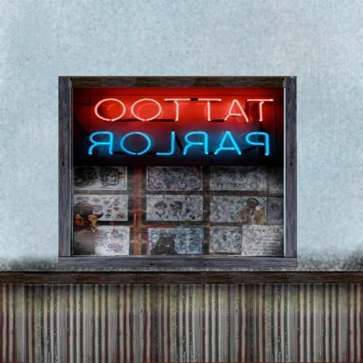 Tattoo Parlor Front Window Wall Inside main texture preview