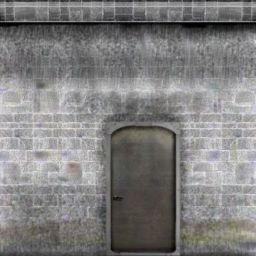 Dirty4 Wall With Door1 main texture preview