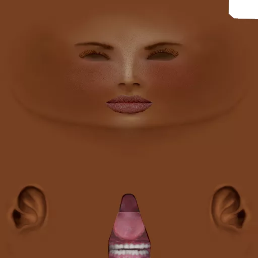 Template Child Female2 Face Freckles main texture preview