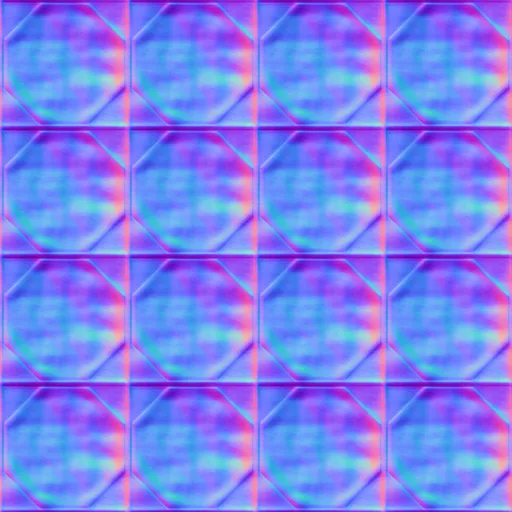 Normal Map for Bt Tile2 Grey2 By Linda Kellie