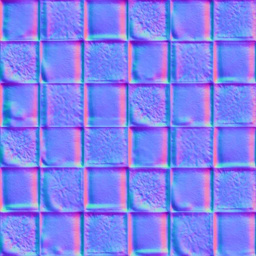 Normal Map for Zadaroo Tile Gold