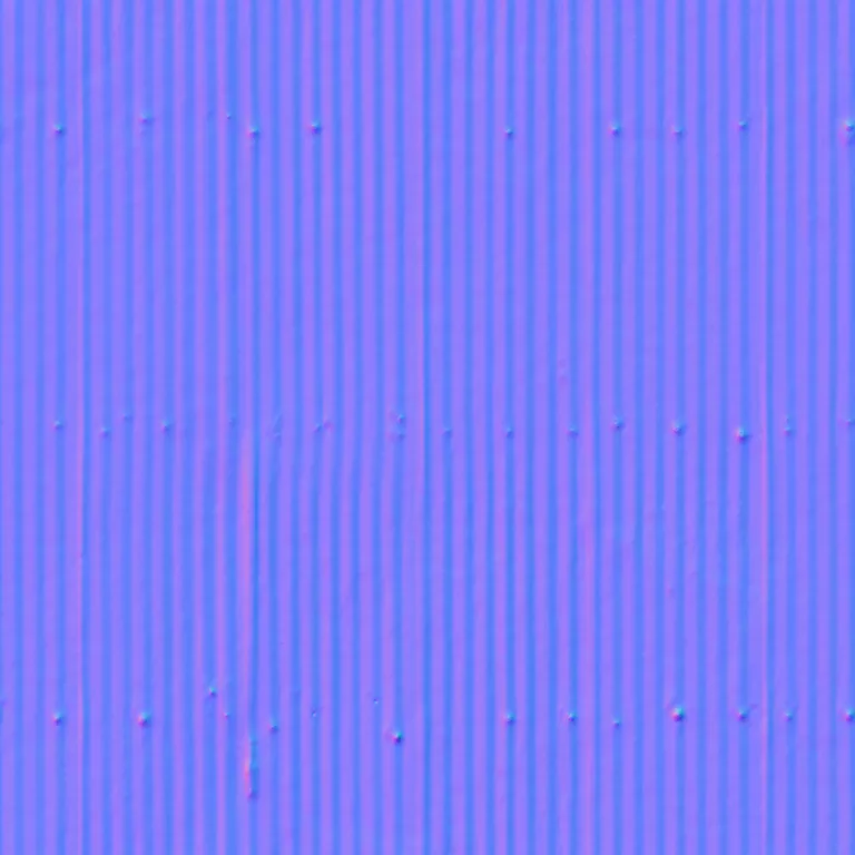 Normal Map for Metal Corrugated18