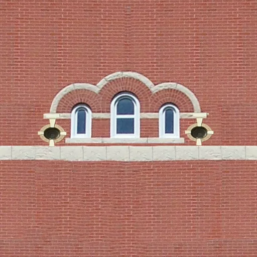 Brick City Building Wall 1 With 5 Windows main texture preview