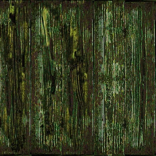 Old Wood Chipped Paint Planks Green main texture preview