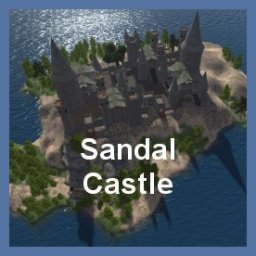 Sandal Castle free OpenSimulator OAR region preview