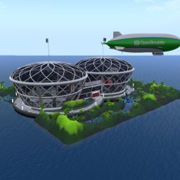 Conference center OSCC 2015 free OpenSimulator OAR region preview