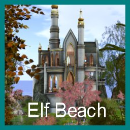 Elf Beach free OpenSimulator OAR region preview