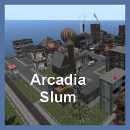 Arcadia Slum free OpenSimulator OAR region preview