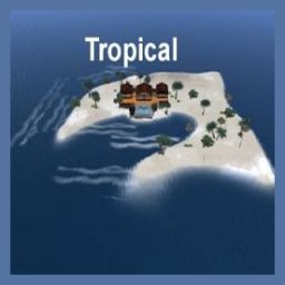 Tropical free OpenSimulator OAR region preview