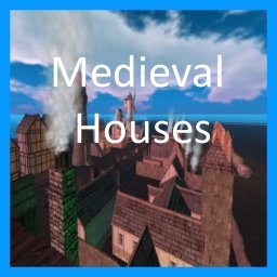 Medieval Houses free OpenSimulator OAR region preview