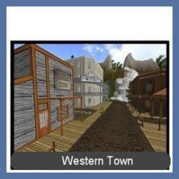 WesternTown free OpenSimulator OAR region preview