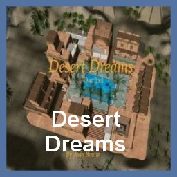 Desert Dreams free OpenSimulator OAR region preview