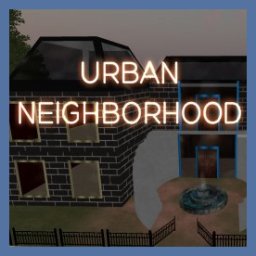Urban Neighborhood free OpenSimulator OAR region preview