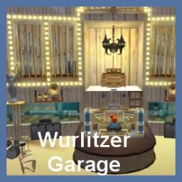 Wurlitzer Garage free OpenSimulator OAR region preview